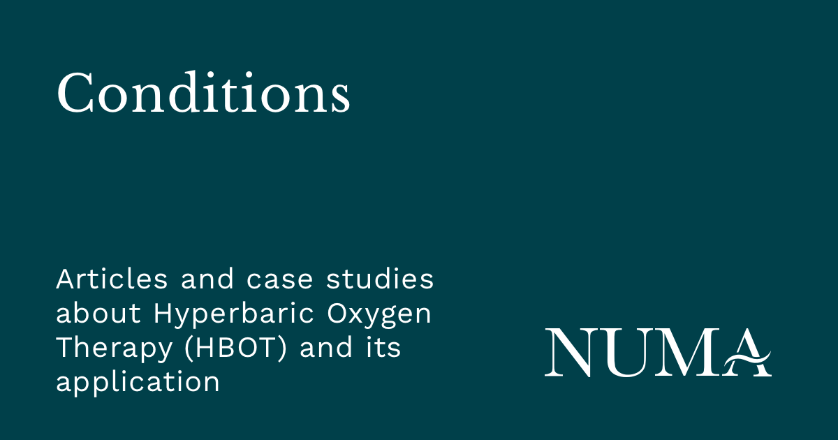 Articles and Case Studies about Hyperbaric Oxygen Therapy (HBOT)